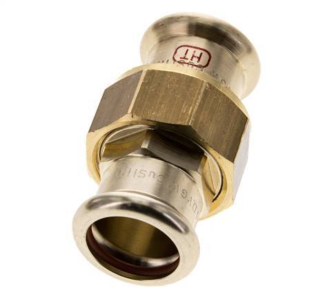Union Press Fitting - 22mm Female - Copper alloy Flat Sealing