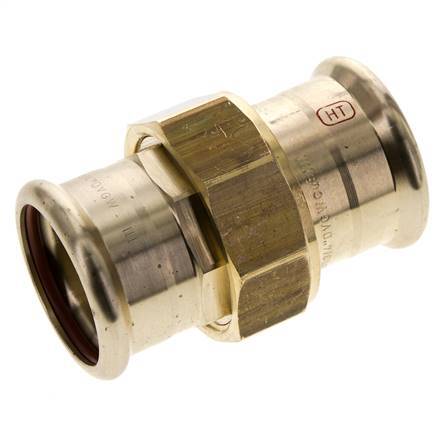 Union Press Fitting - 42mm Female - Copper alloy Flat Sealing