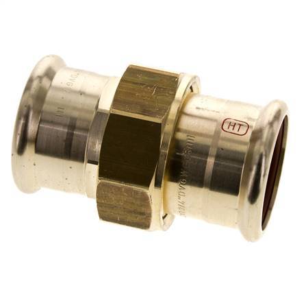 Union Press Fitting - 42mm Female - Copper alloy Flat Sealing