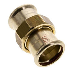 Union Press Fitting - 42mm Female - Copper alloy Flat Sealing