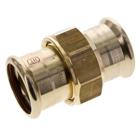 Union Press Fitting - 42mm Female - Copper alloy Flat Sealing