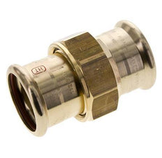 Union Press Fitting - 42mm Female - Copper alloy Flat Sealing