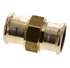 Union Press Fitting - 42mm Female - Copper alloy Flat Sealing