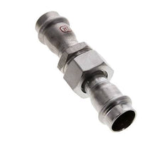 Union Press Fitting - 18mm Female - Stainless Steel Flat Sealing