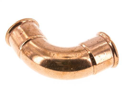 90deg Elbow Press Fitting - 54mm Female - Copper alloy