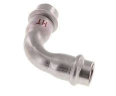 90deg Elbow Press Fitting - 15mm Female - Stainless Steel