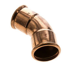 45deg Elbow Press Fitting - 54mm Female - Copper alloy