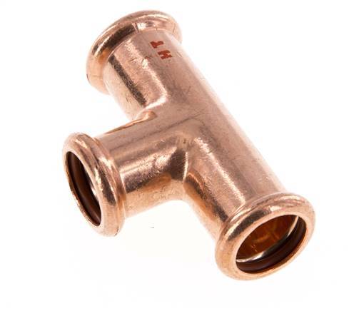 Tee Press Fitting - 18mm Female - Copper alloy