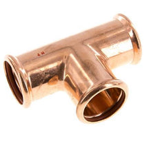 Tee Press Fitting - 42mm Female - Copper alloy