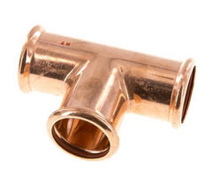 Tee Press Fitting - 42mm Female - Copper alloy