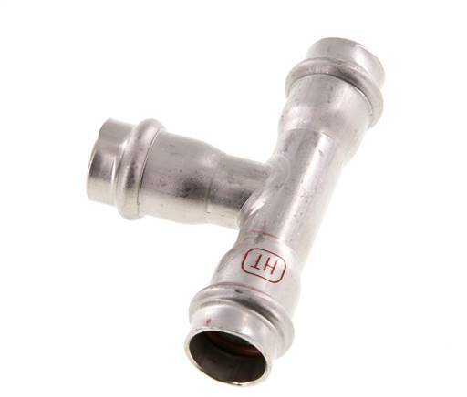 Tee Press Fitting - 18mm Female - Stainless Steel