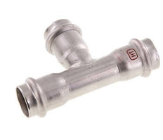 Tee Press Fitting - 22mm Female - Stainless Steel