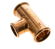 Tee Press Fitting - 35mm Female & 42mm - Copper alloy