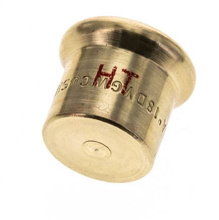 End Cap - 18mm Female - Copper alloy