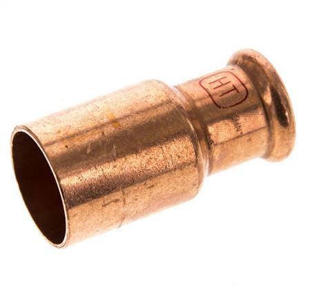 Press Fitting - 18mm Female & 28mm Male - Copper alloy