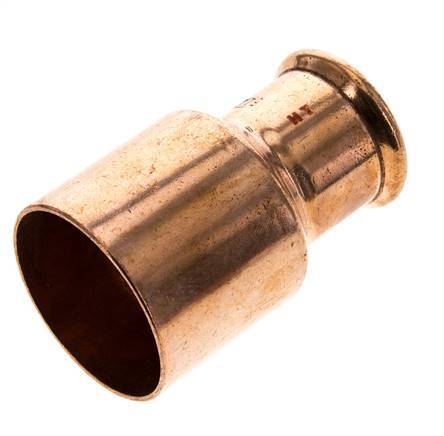 Press Fitting - 35mm Female & 54mm Male - Copper alloy