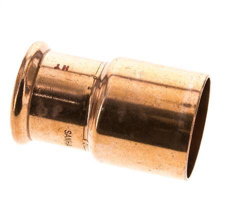 Press Fitting - 42mm Female & 54mm Male - Copper alloy