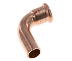 90deg Elbow Press Fitting - 18mm Female & 18mm Male - Copper alloy