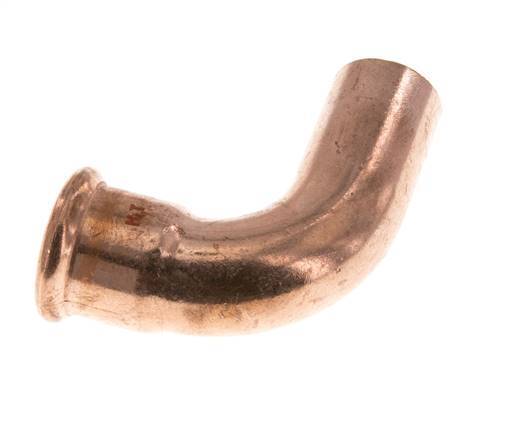 90deg Elbow Press Fitting - 28mm Female & 28mm Male - Copper alloy