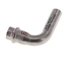 90deg Elbow Press Fitting - 15mm Female & 15mm Male - Stainless Steel