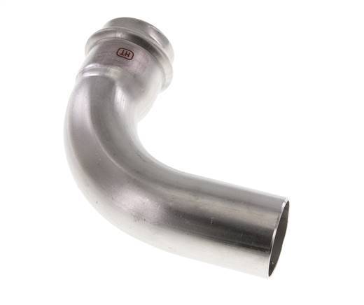 90deg Elbow Press Fitting - 42mm Female & 42mm Male - Stainless Steel