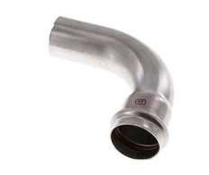 90deg Elbow Press Fitting - 42mm Female & 42mm Male - Stainless Steel