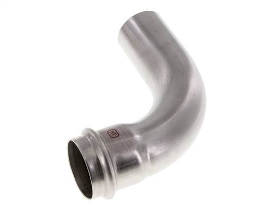 90deg Elbow Press Fitting - 42mm Female & 42mm Male - Stainless Steel