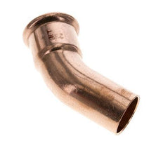 45deg Elbow Press Fitting - 28mm Female & 28mm Male - Copper alloy