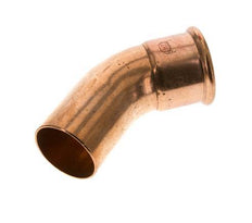 45deg Elbow Press Fitting - 54mm Female & 54mm Male - Copper alloy