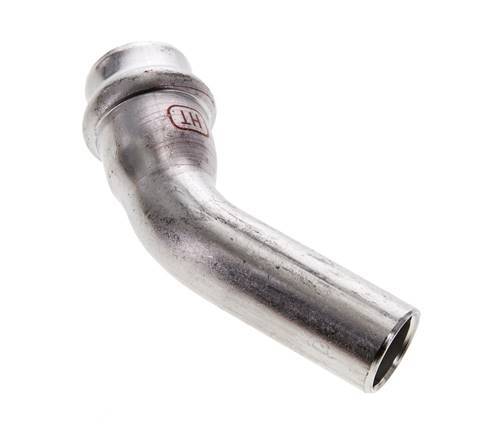 45deg Elbow Press Fitting - 18mm Female & 18mm Male - Stainless Steel