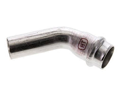 45deg Elbow Press Fitting - 18mm Female & 18mm Male - Stainless Steel