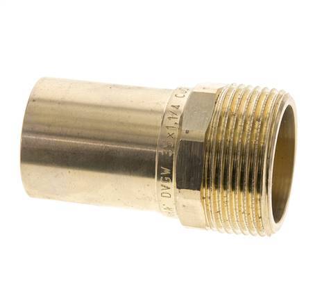 Press Fitting - 35mm Male & R 1-1/4'' Male - Copper alloy