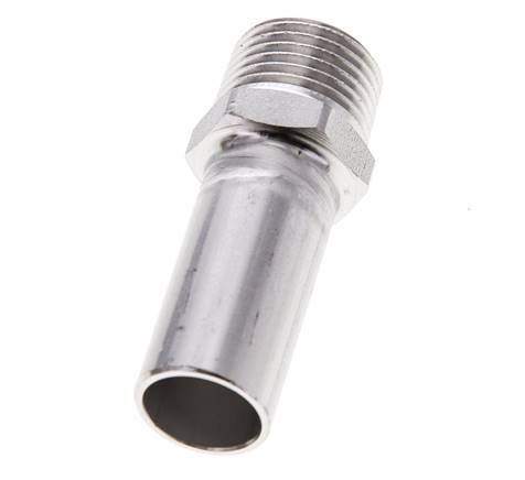 Press Fitting - 18mm Male & R 1/2'' Male - Stainless Steel