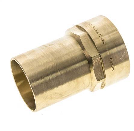 Press Fitting - 54mm Male & Rp 2'' Female - Copper alloy
