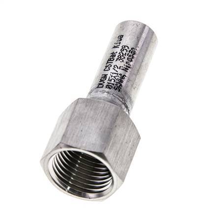 Press Fitting - 15mm Male & Rp 1/2'' Female - Stainless Steel