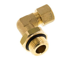 10mm & G1/2'' Brass Elbow Compression Fitting with Male Threads 95 bar NBR Adjustable DIN EN 1254-2