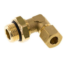 10mm & G1/2'' Brass Elbow Compression Fitting with Male Threads 95 bar NBR Adjustable DIN EN 1254-2