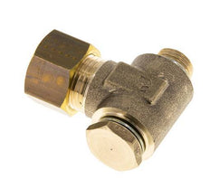 12mm & G1/4'' Brass Swivel Joint Compression Fitting with Male Threads 75 bar Zinc plated Steel/NBR DIN EN 1254-2