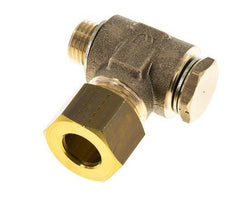 12mm & G1/4'' Brass Swivel Joint Compression Fitting with Male Threads 75 bar Zinc plated Steel/NBR DIN EN 1254-2