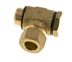 14mm & G1/2'' Brass Swivel Joint Compression Fitting with Male Threads 89 bar Polyamide DIN EN 1254-2