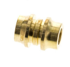 6mm Brass Straight Compression Fitting DN 8135 bar DIN EN 1254-2 [2 Pieces]