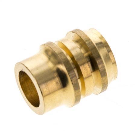 8mm Brass Straight Compression Fitting DN 1095 bar DIN EN 1254-2 [2 Pieces]