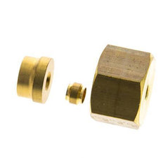 6mm Brass Straight Compression Fitting DN 1676 bar DIN EN 1254-2