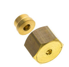 6mm Brass Straight Compression Fitting DN 1676 bar DIN EN 1254-2