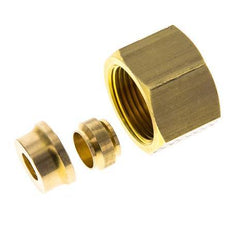 10mm Brass Straight Compression Fitting DN 1676 bar DIN EN 1254-2