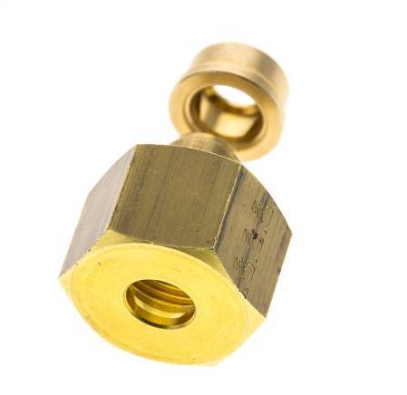 10mm Brass Straight Compression Fitting DN 1676 bar DIN EN 1254-2