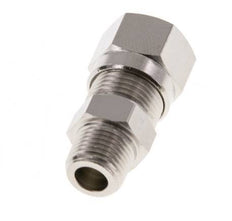 8LL & R1/8'' Nickel plated Brass Straight Cutting Fitting with Male Threads 100 bar ISO 8434-1 [2 Pieces]