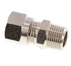 10L & R3/8'' Nickel plated Brass Straight Cutting Fitting with Male Threads 115 bar ISO 8434-1 [2 Pieces]