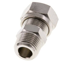 15L & R1/2'' Nickel plated Brass Straight Cutting Fitting with Male Threads 70 bar ISO 8434-1