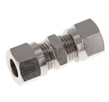 10L Nickel plated Brass Straight Cutting Fitting 115 bar ISO 8434-1